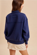 Load image into Gallery viewer, Fireside Half Zip (Navy)