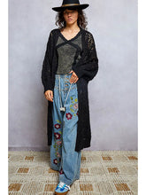 Load image into Gallery viewer, Willow Weave Duster (BLACK)