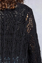Load image into Gallery viewer, Willow Weave Duster (BLACK)