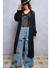 Load image into Gallery viewer, Willow Weave Duster (BLACK)