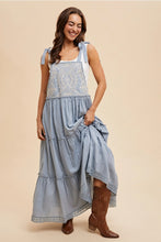 Load image into Gallery viewer, Luna Embroidered Apron Dress