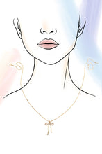 Load image into Gallery viewer, Rhinestone Bow Pendant