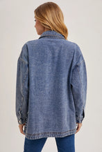 Load image into Gallery viewer, Denim Shirt Jacket
