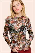 Load image into Gallery viewer, Wildflowers Sheer Top
