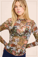 Load image into Gallery viewer, Wildflowers Sheer Top