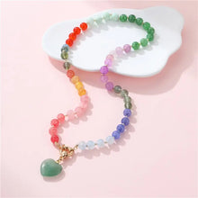 Load image into Gallery viewer, Natural Stone Semi-Precious Glass Mixed Necklace
