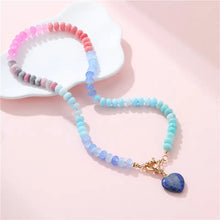 Load image into Gallery viewer, Natural Stone Semi-Precious Glass Mixed Necklace