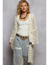 Load image into Gallery viewer, Golden Hour Crochet Chenille Cardigan