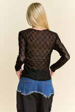 Load image into Gallery viewer, Ribbon Sheer Top