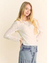 Load image into Gallery viewer, Ribbon Sheer Top