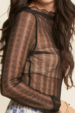 Load image into Gallery viewer, Kaylee Mesh Top