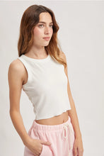 Load image into Gallery viewer, Perfect Layer Crop Tank (White)