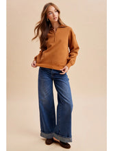 Load image into Gallery viewer, Fireside Half Zip (CAMEL)
