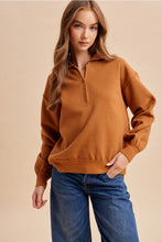 Load image into Gallery viewer, Fireside Half Zip (CAMEL)
