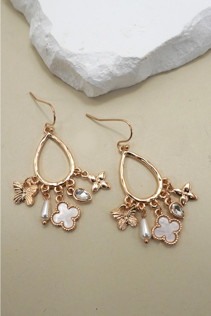 Charm Teardrop Earrings