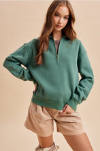 Load image into Gallery viewer, Fireside Half Zip (Green)
