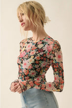 Load image into Gallery viewer, Spring Bloom Mesh Top
