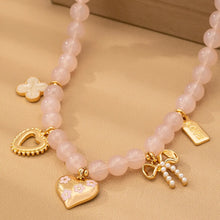 Load image into Gallery viewer, Blush Babe Charm Necklace
