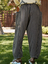 Load image into Gallery viewer, Sunwashed Stripe Pants (navy)

