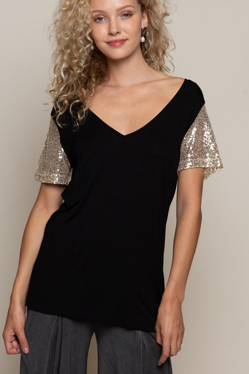 Lindz Sequin Tee