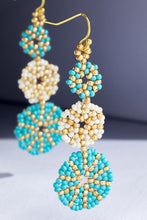 Load image into Gallery viewer, Sunburst Drop Earrings
