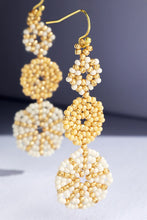 Load image into Gallery viewer, Sunburst Drop Earrings

